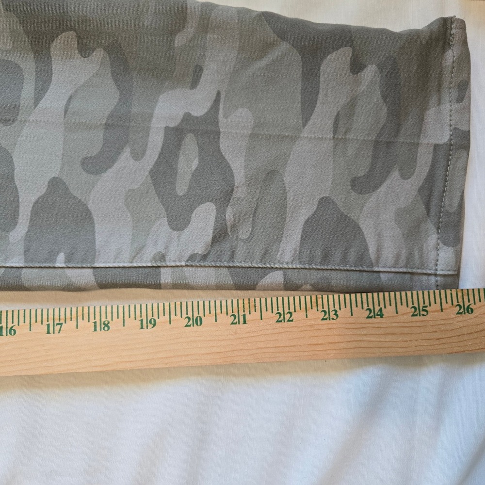 Wit & Wisdom Womens Size 14 Camo Print Ankle Stretch Skinny Pants Trousers - Picture 7 of 9